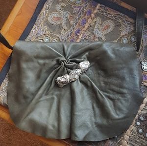 Erda deerskin/goatskin shoulder bag